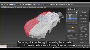 Car design basic tutorial using Speedform and 3ds Max part 3