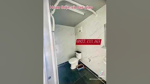 CONTAINER VĂN PHÒNG 20FEET CÓ VỆ SINH