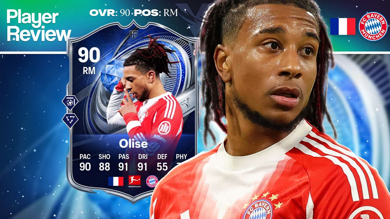 90 TOTY HM Olise is Something Else....