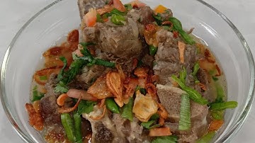 RESEP SOP TULANG SAPI EMPUK ENAK DAN TIDAK AMIS