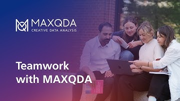 Teamwork with MAXQDA