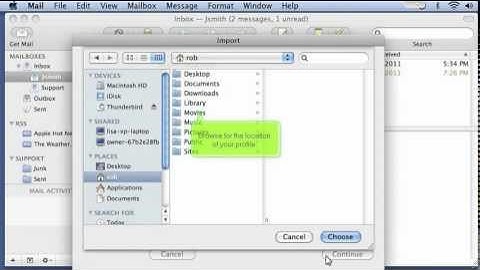 How to import data from other e-mail clients - Video180