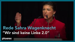 Rede von Sahra Wagenknecht auf dem ersten Bundesparteitags des BSW, 27.01.24