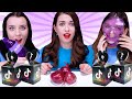 ASMR Purple Food Mukbang Challenge By LiLiBu | Eating Only One Color Food