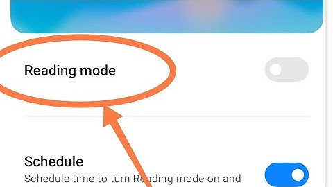 redmi 10 enable disable reading mode,how to to enable disable reading mode in redmi 10