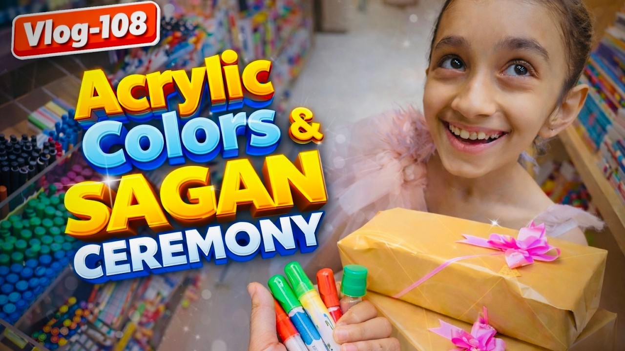 [vlog-108] Acrylic Colors & Sagan Ceremony. - YouTube
