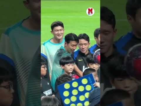Minjae: “Bro… he’s got Sonny in his hair” 😂🇰🇷 Son’s face + the thumbs up = elite moment 🫶 #Son