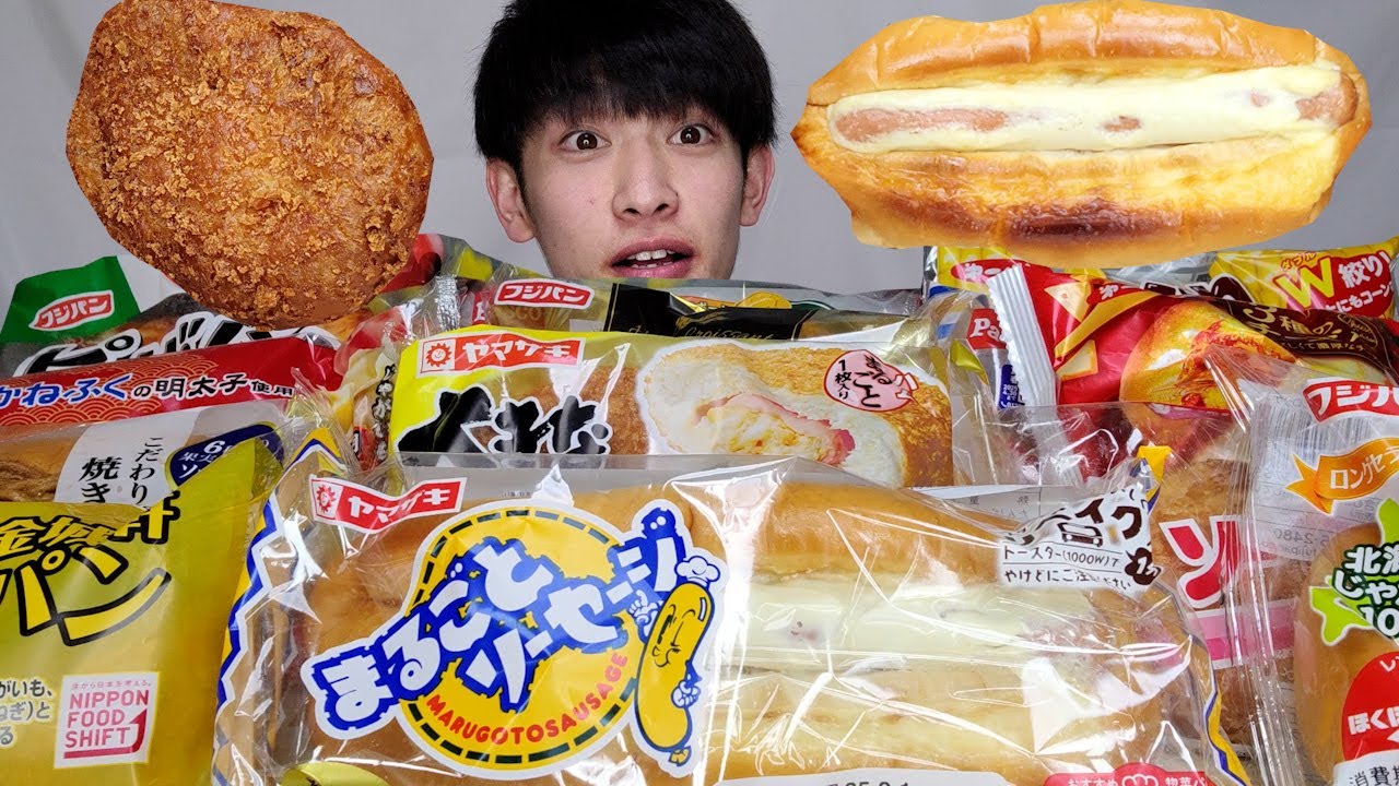 【大食い】大量の惣菜パンを爆食後、LEEの辛さ20倍カレーとプルダック炒め麺同時に食べたらこの世の終わりを感じた