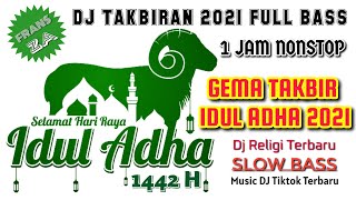 DJ Takbiran 2021 Full Bass | Gema Takbir Idul Adha 2021 | Takbiran Merdu Terbaru Bass Santuy 1 Jam