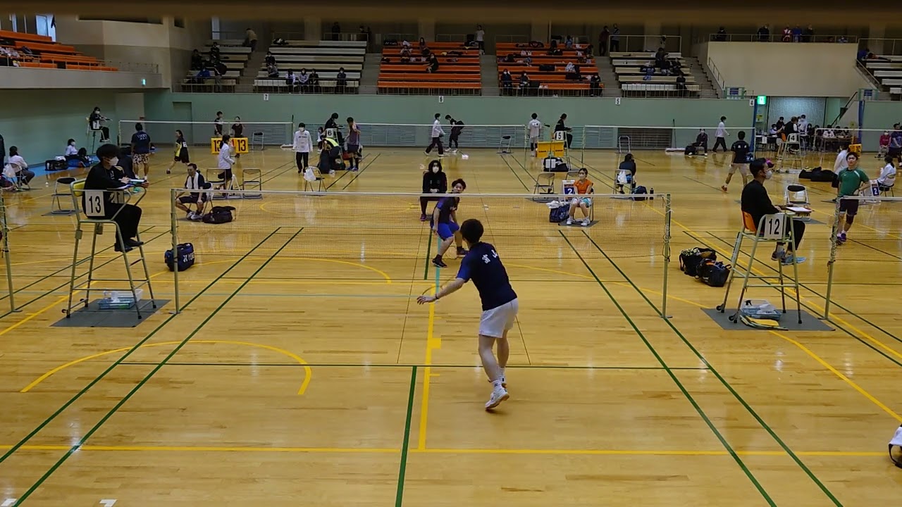 【第39回全日本シニアバドミントン選手権大会inSHIKOKU】35歳以上MS3回戦(対毛利正和選手)