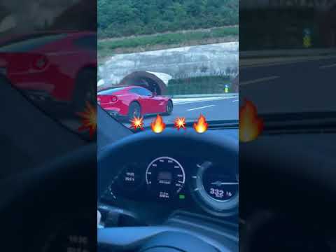 340 Km/s Ferrari vs Porsche Makas!!!