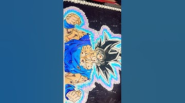 Goku ultra instinct 🔥 from Dragon ball z 🐉|| How to Draw Goku ultra instinct ✍️Easy drawing tutorial