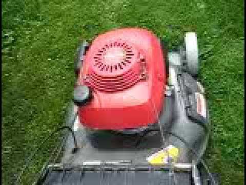 honda push mower engine test - YouTube