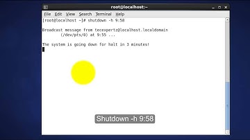 Schedule Shutdown In Fedora, Redhat, CentOS Linux