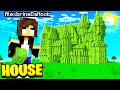 noob Girl Builds BIGGEST Cactus House in Minecraft