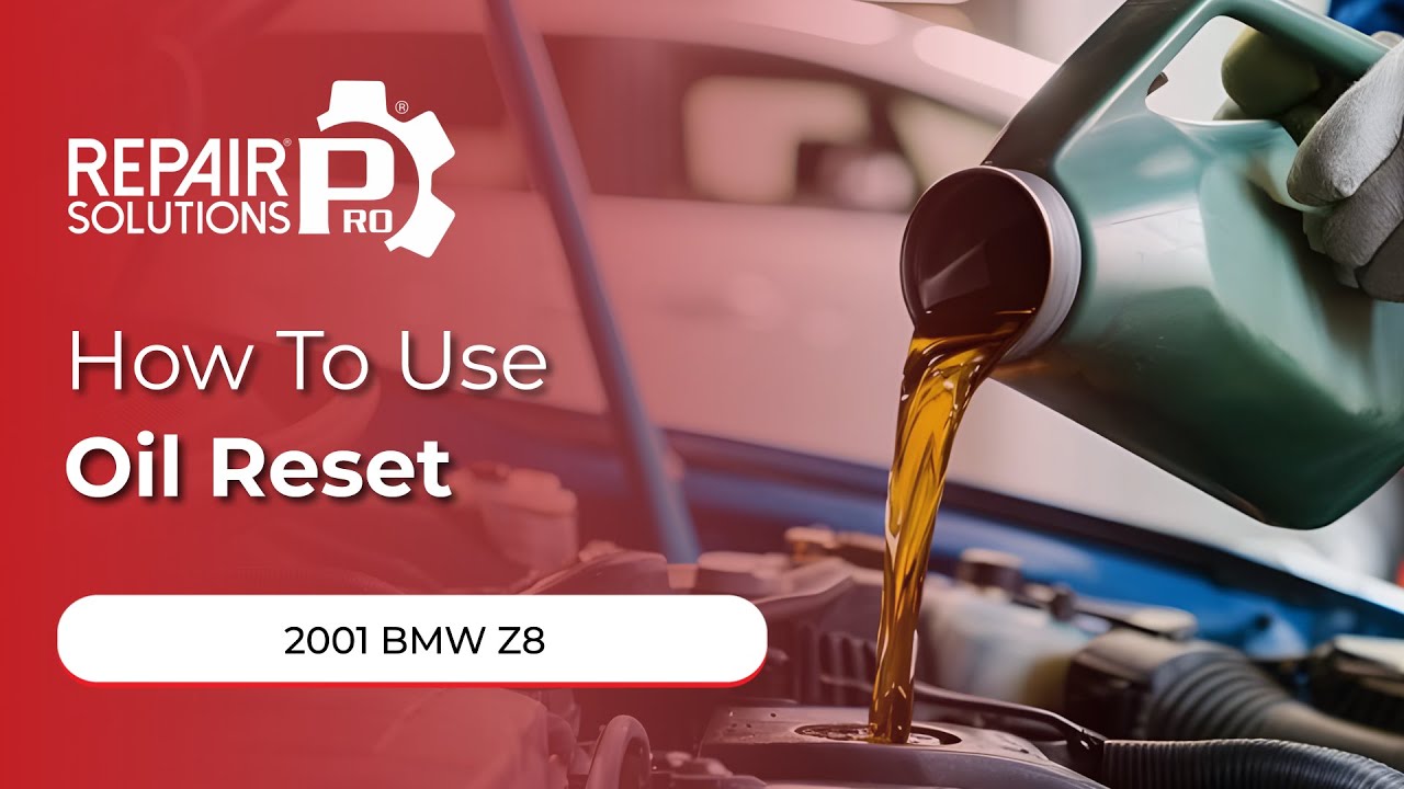 How to Use Oil Reset Function on SDS | 2001 BMW Z8 - YouTube