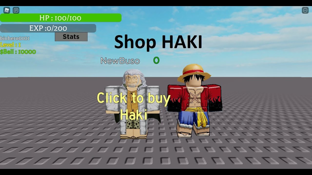 How to make Shop Haki in Roblox Studio -Diamaru Studio- - YouTube