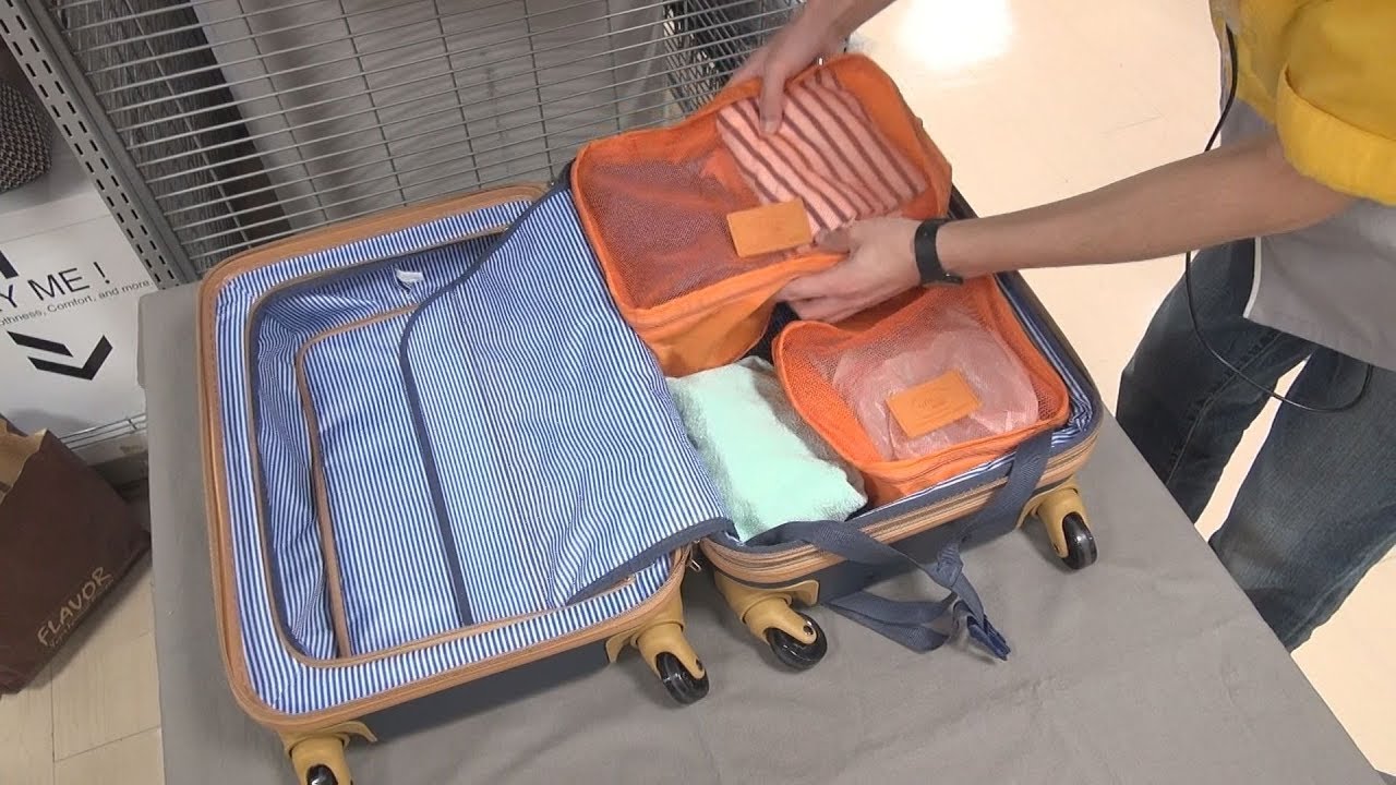 スーツケースの詰め方 自分のものは自分でやってみよう Youtube