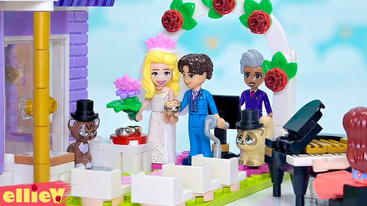 It's wedding season! 💍👰‍♀️🎩 Building the new LEGO Heartlake City Grand Hotel