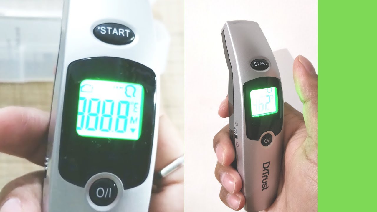 infrared thermometer how to use YouTube