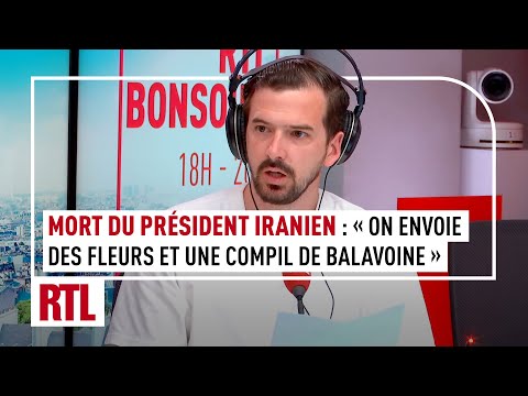 Mort Du Président Iranien : On Va Envoyer Des Fleurs Et Une Compil De Balavoine