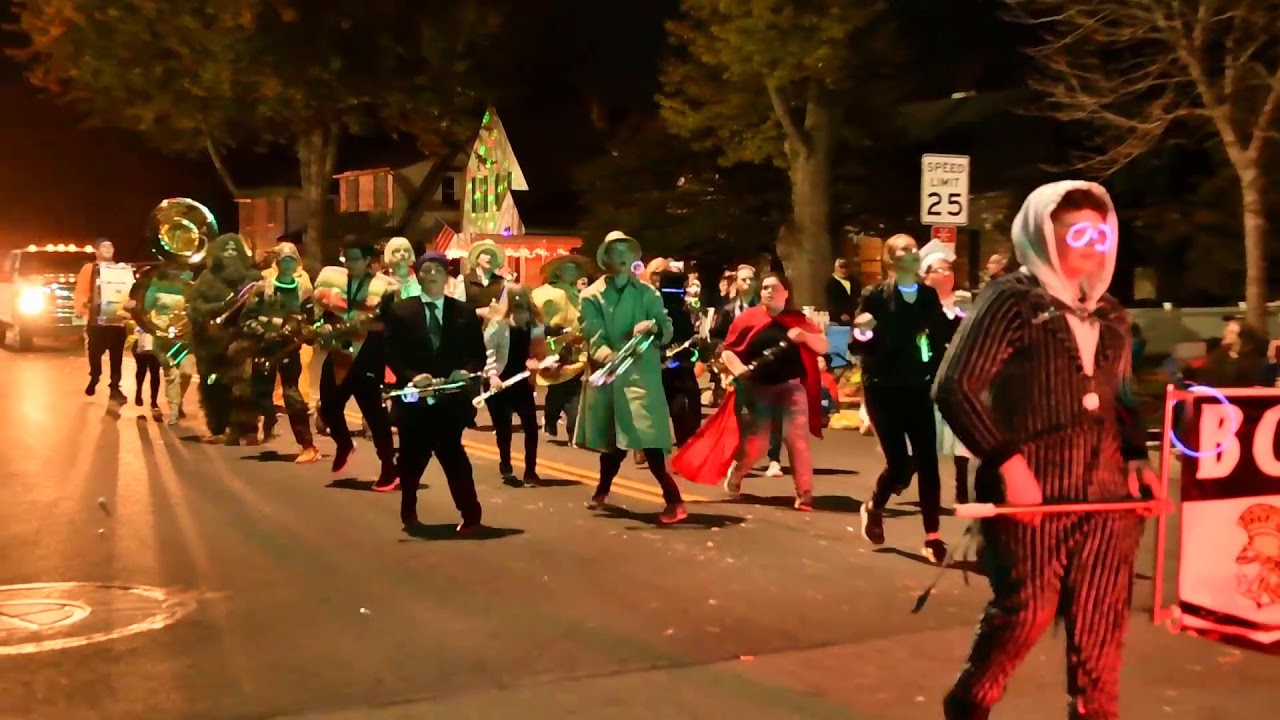 Botkins Band at Wapak Halloween Parade 2019 YouTube