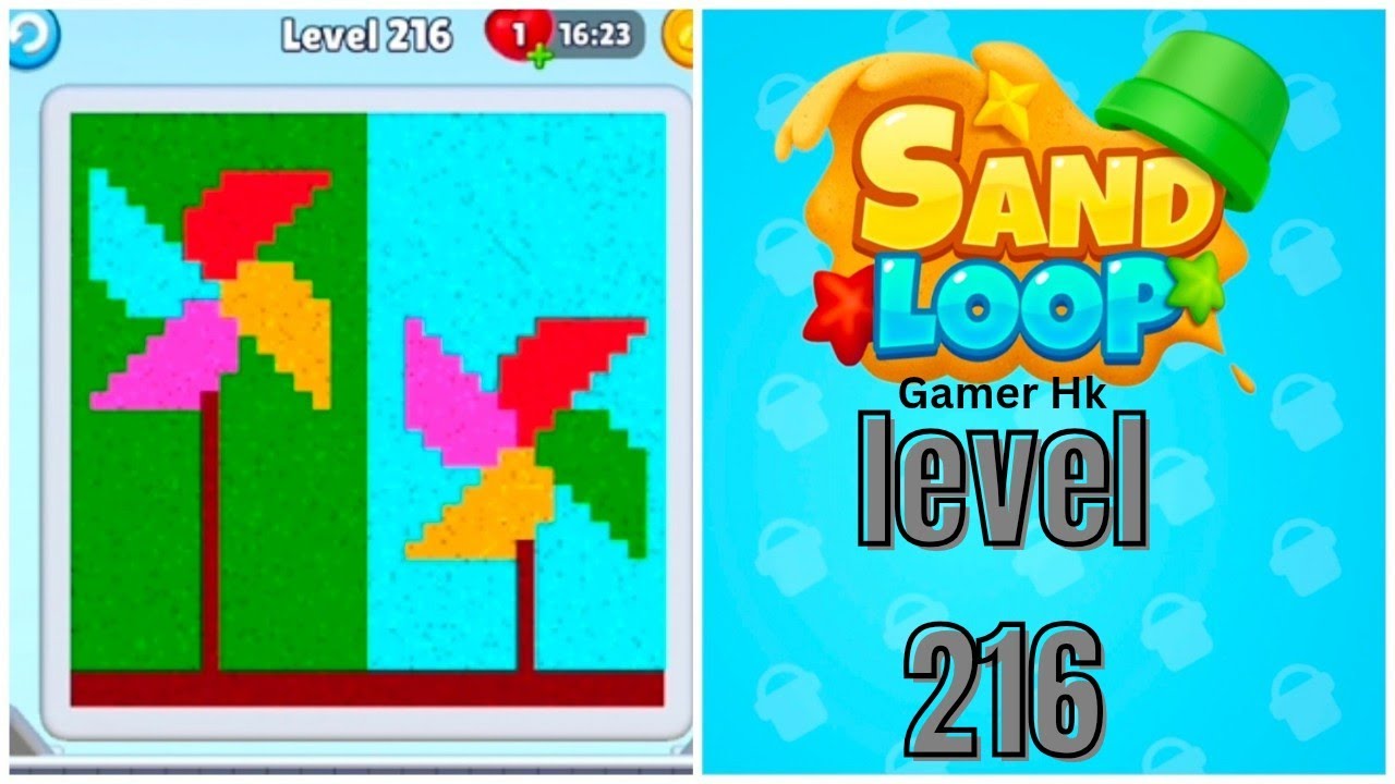 Sand loop level 216 Walkthrough Solution - YouTube