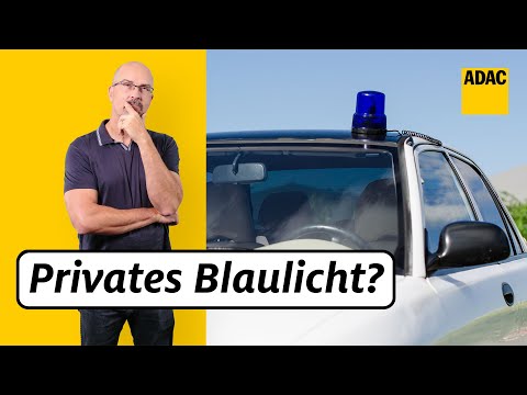 Darf ich ein Blaulicht auf mein Auto packen? - Diese Strafen drohen!, ADAC