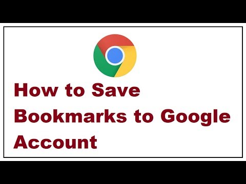 How to Save Bookmarks to Google Account