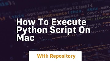 how to execute python script on mac