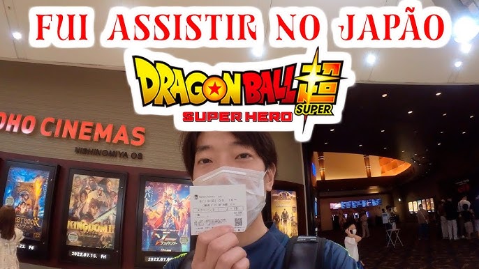 Assisti Dragon Ball no cinema. A última vez que eu assisti um