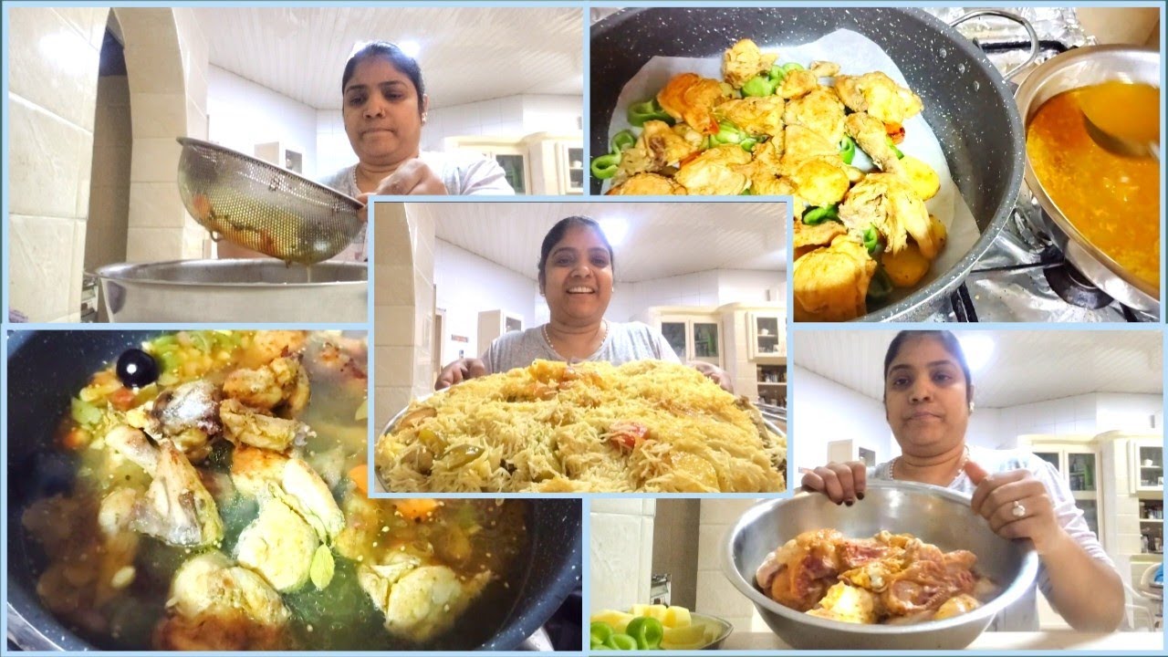 కువైట్ ఇంట్లో ఈ రోజు దజాజ్ మగ్లూబ😋😋 ఎలా చెయ్యాలో చూసేయండి||Satya kuwait vlogs||