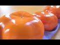Eating Japanese food "Japanese fruit Kaki" (ASMR)