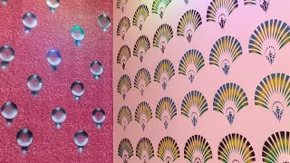 wall Painting design ideas and easy method YouTube