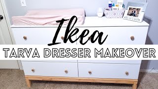 Tarva Dresser Makeover | IKEA TARVA Dresser Assembly | DIY Home Projects On A Budget | Life with Liz