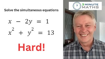 GCSE Maths Revision Simultaneous Equations - Hard