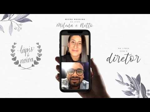 Tudo sobre CASAMENTO ONLINE! Bastidores Casamento Milena & Netto