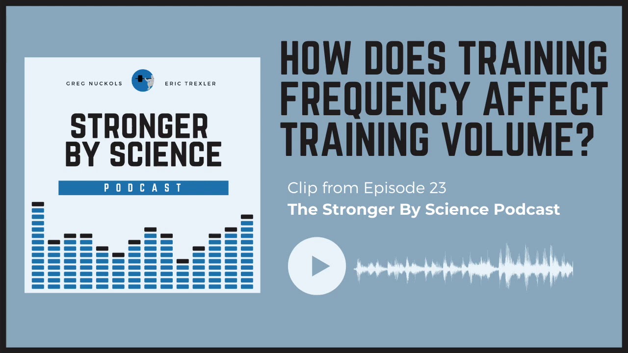 How Does Training Frequency Affect Training Volume? YouTube