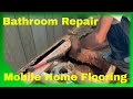 How to repair a rotted floor single wide Mobile Home video 2