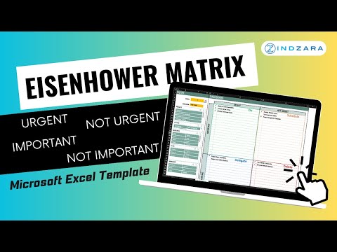 Free Eisenhower Matrix Excel Template - Demo