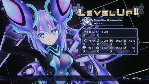 Megadimension Neptunia VII Max Levels (Lv.999)