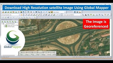 Download satellietbeeld met hoge resolutie met Global Mapper