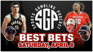 Final Four Best Bets - Sports Betting Picks for 4/6/24 by Sports Gambling Podcast - SGPN 210 views 1 month ago 3 minutes, 54 seconds