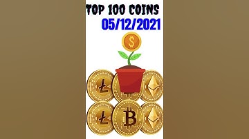 Today top 100 Cryptocurrency Prices 05/12/2021