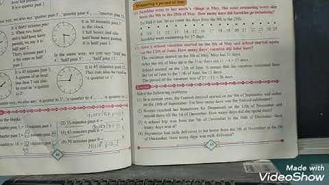 8: Measuring time, Tb pgs45,46, Maths, class 4