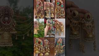 "Royal Kashmiri Earrings 💫 Latest Trending Collection 2025 | Ethnic Jewellery Look" #viral #shorts