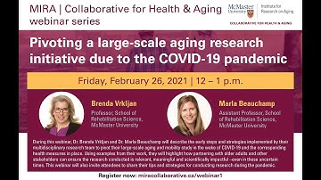 MIRA | Collaborative: Pivoting a large-scale aging research initiative due to the COVID-19 pandemic