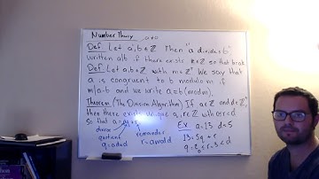 Number Theory: The Division Algorithm Applied to Congruence