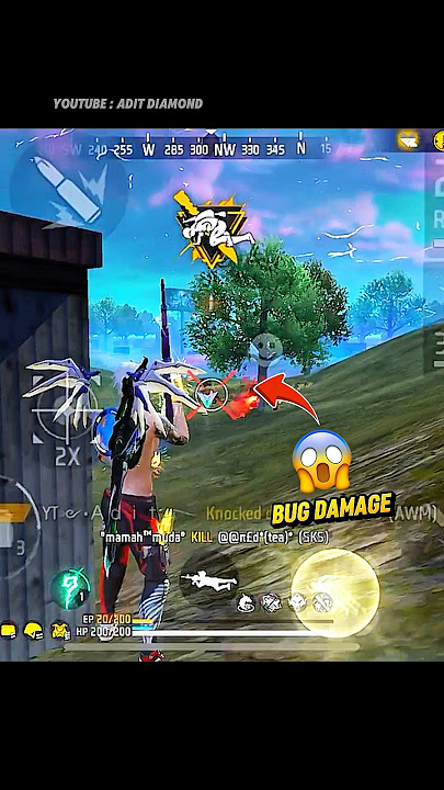 AWM DAMAGE IS BUGGING AGAIN‼️😱#freefire