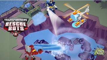 Transformers Rescue Bots: Hero Adventures | 4 RESCUE BOTS capture invading Morbots! By Budge Studios